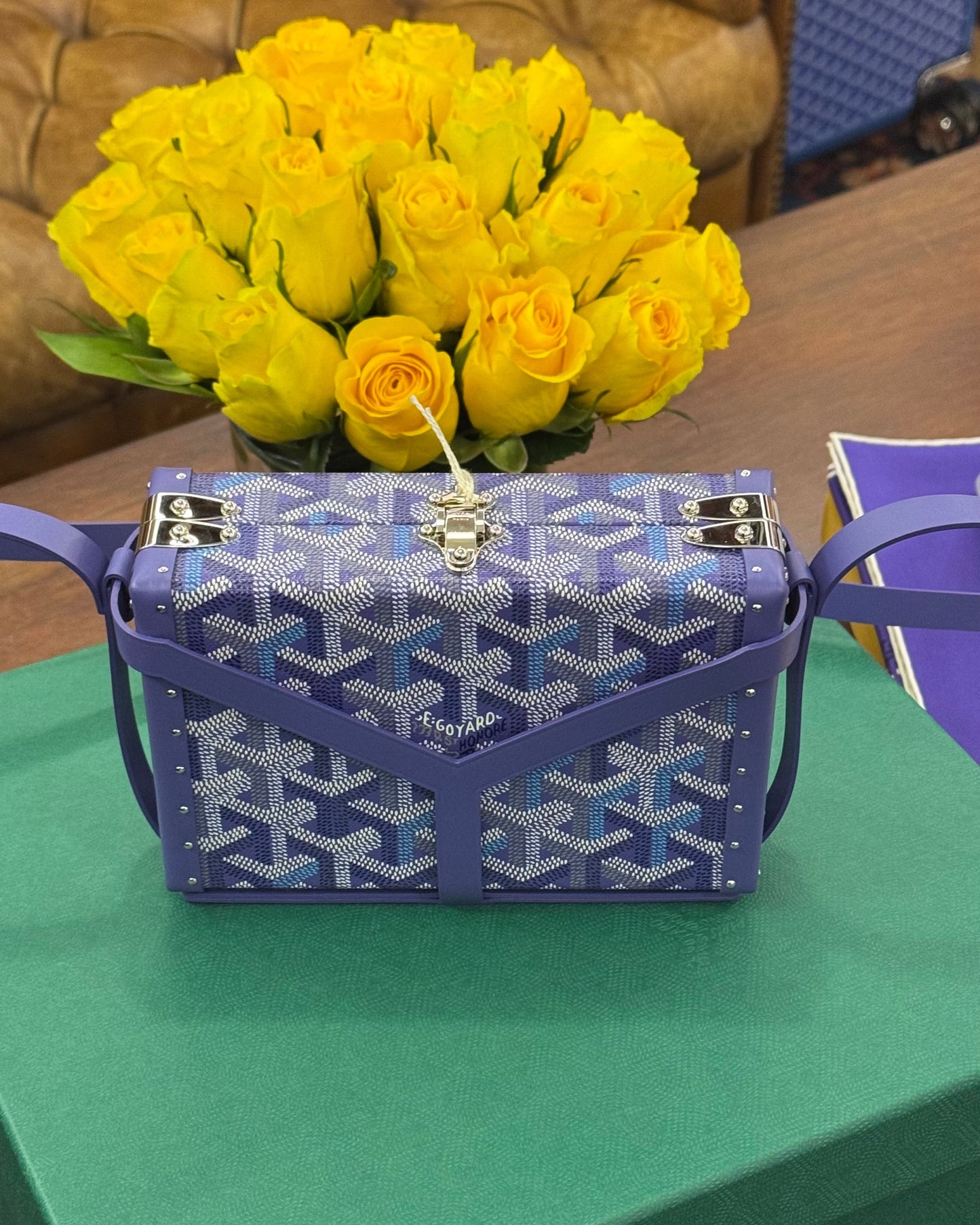 Goyard Minaudière Trunk Bag
