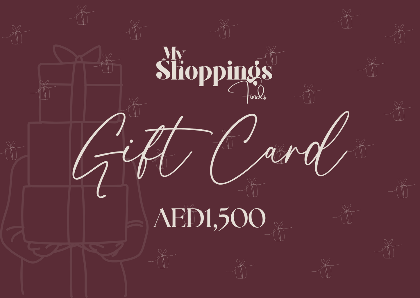 My Shoppings Finds Gift Card