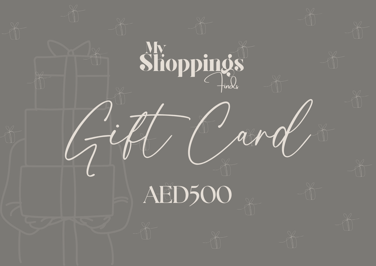My Shoppings Finds Gift Card
